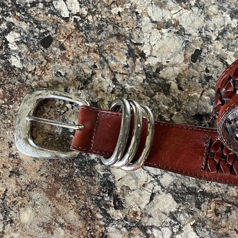 Eddie Bauer woven leather